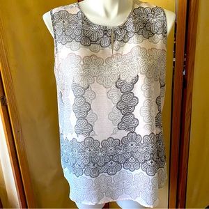 EUC Violet + Claire sleeveless blouse, 2X